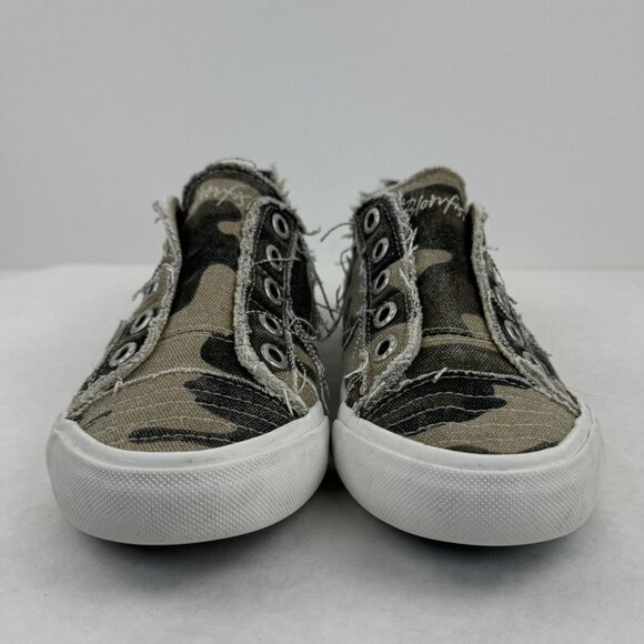 Blowfish Malibu Womens Multicolor Camouflage Slip On Sneakers Canvas Size 7 - Picture 6 of 15